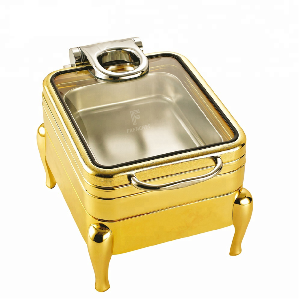 Gold color plated Chafing Dish GN 1/2 - Frenchef Professional Buffet ...