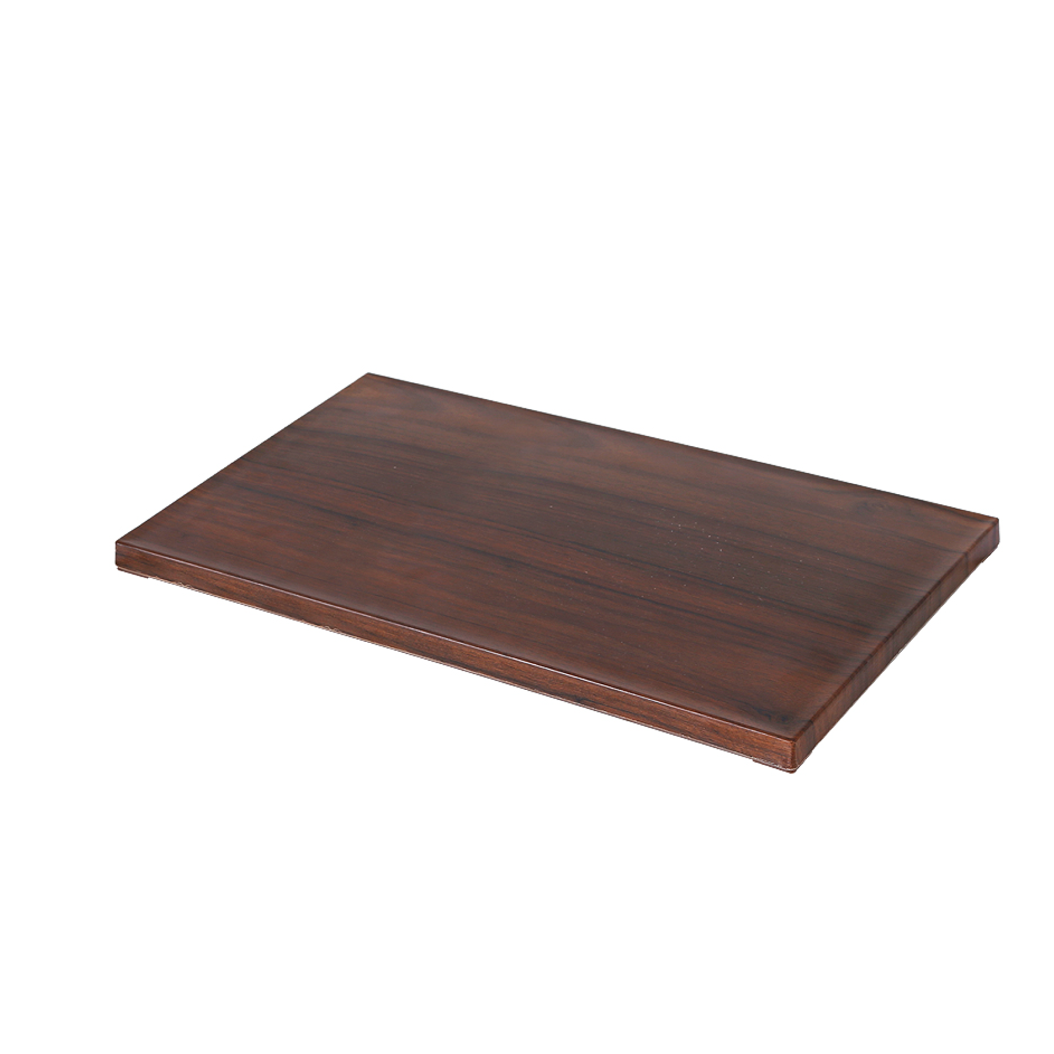 GN 1/4 Rectangular Darkwood tray