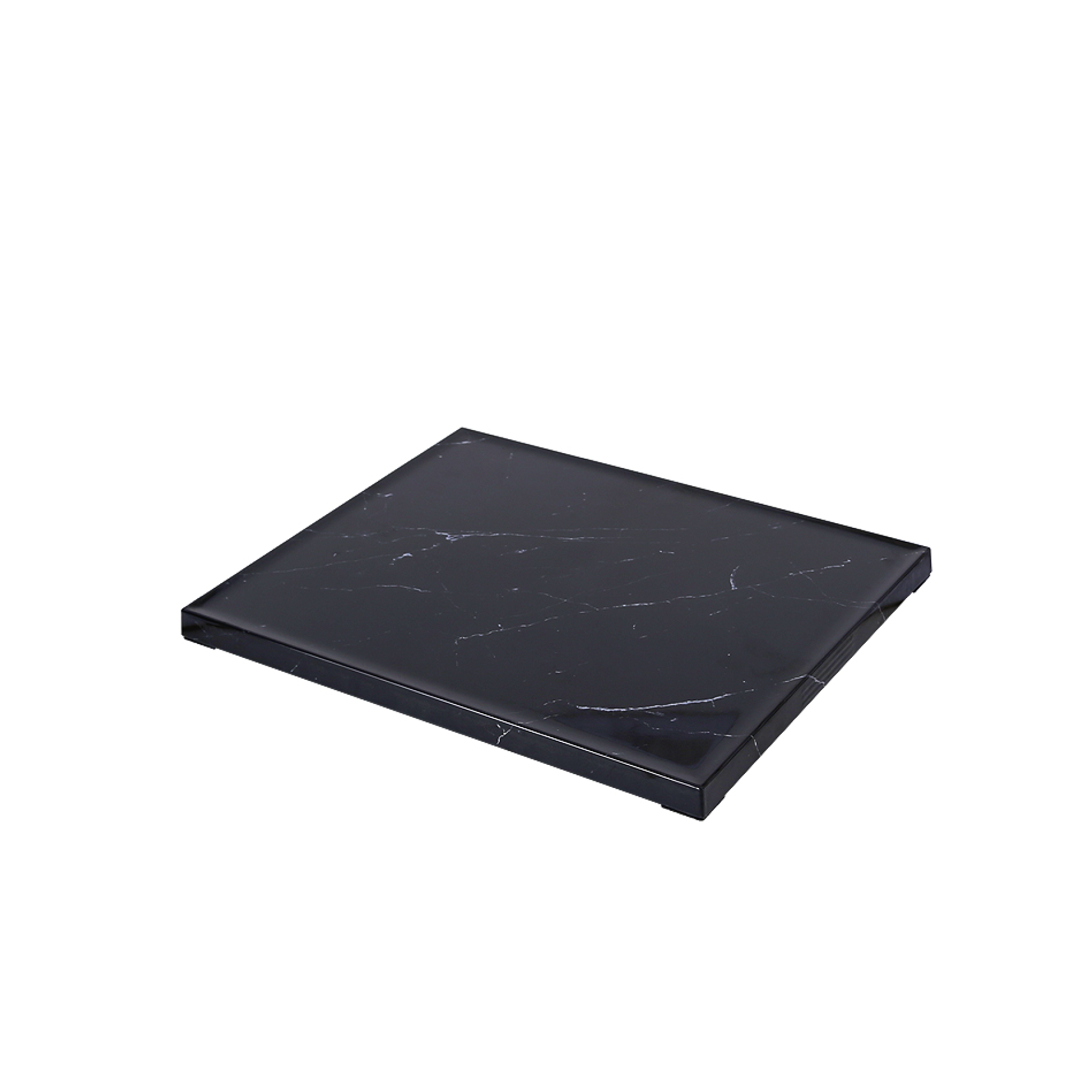 GN 1/2 Rectangular Black Marble tray